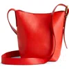 Madewell The Essential Mini Bucket Tote In Himalayan Orange