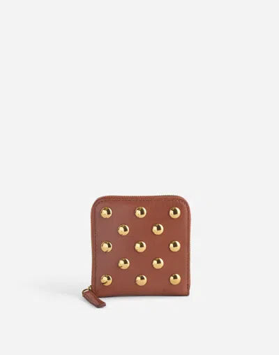 Madewell The Essential Zip Wallet In Soft Mahogany