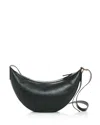 Madewell The Essentials Crescent Sling In Leather In Luxury Forest