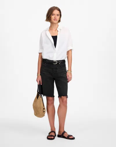 Madewell The Essex Long Baggy Short In Pasco Wash