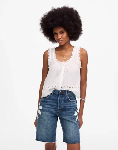 Madewell The Essex Long Baggy Short In Shibori Wash