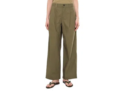 Madewell The Everyday Trouser - Poplin Women's Clothing Faded Ivory: 14 29.5 In Green