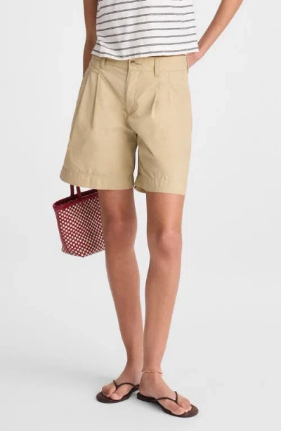 Madewell The Everyday Trouser Shorts In Neutral