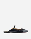 Madewell The Greta Ballet Flat Mule In Purple