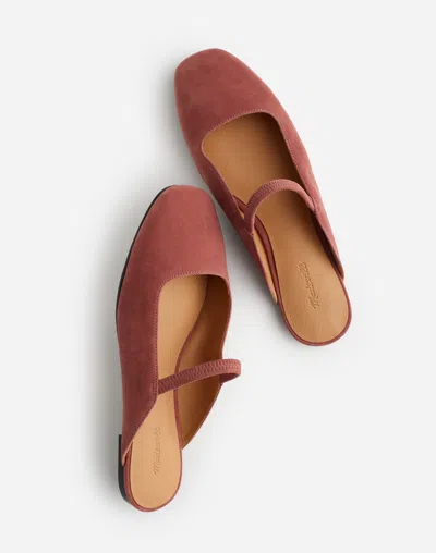 Madewell The Greta Ballet Flat Mule In Withered Rose