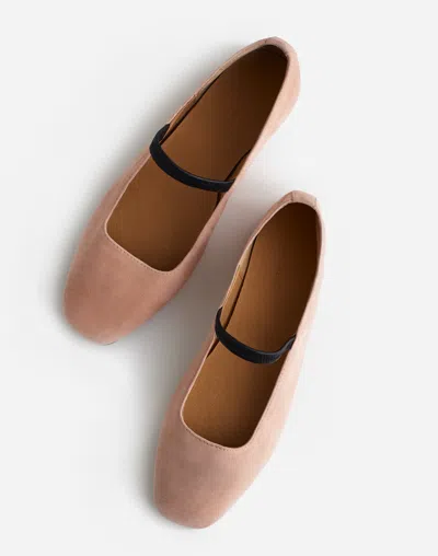 Madewell The Greta Ballet Flat In Pale Blush