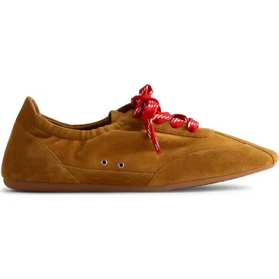 Madewell The Greta Ballet Sneaker In Brown