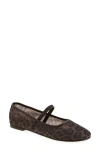MADEWELL MADEWELL THE GRETA LEOPARD MESH BALLET FLAT