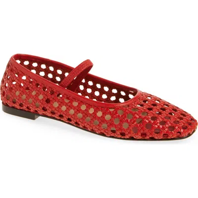 MADEWELL MADEWELL THE GRETA OPEN-WEAVE BALLET FLAT