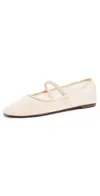 Madewell Cosme Mary Jane Flat In Ecru