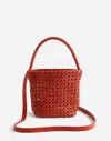 Madewell The Handwoven Cane Mini Bag In Brown