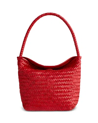 Madewell The Handwoven Shoulder Bag In Pink
