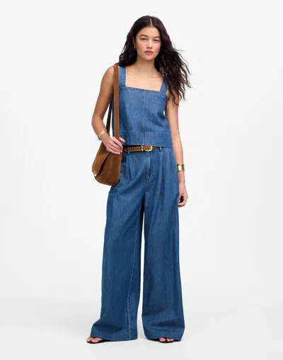 Madewell The Harlow Superwide-leg Jean In Mcnair Wash