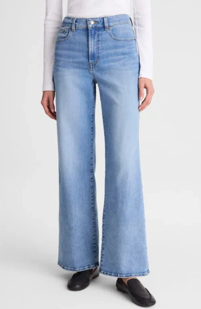 Madewell The High Waist Wide Leg Jeans In Blue