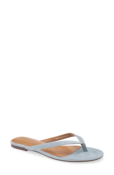Madewell The Iggy Thong Sandal In Blue