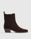 Madewell The Ingrid Chelsea Boot In Brown