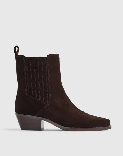 Madewell The Ingrid Chelsea Boot In Brown