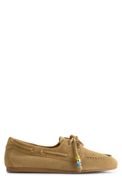 Madewell The Jamie Boat Shoe In Brown