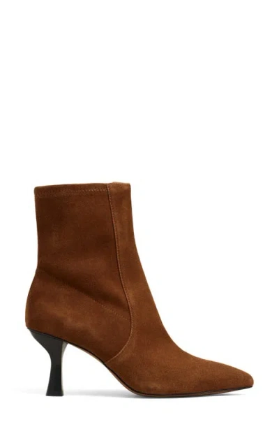Madewell The Justine Ankle Boot In Dark Coffee
