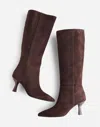 Madewell The Justine Knee-high Boot In Dark Carob