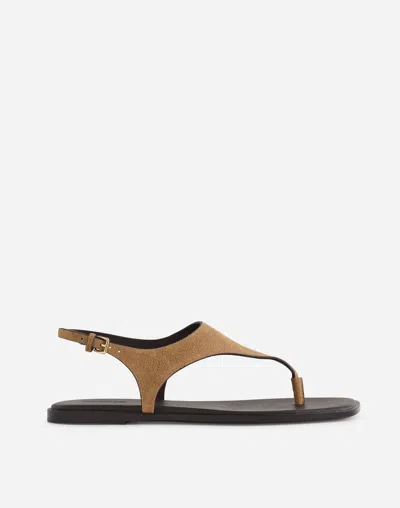 Madewell The Kira Covered Thong Sandal
