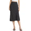 Madewell The Layton Midi Slip Skirt In True Black
