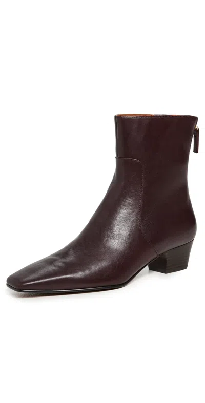 Madewell The Lexie Ankle Boots In Leather Turkish Coffee In Brown