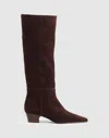 Madewell The Lexie Tall Boot With Extended Calf In Black