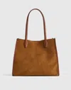 Madewell The Lexington Oversized Tote In Brown