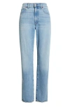 Madewell The Longline Straight Jeans In Blue