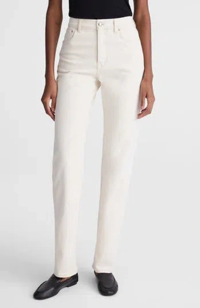 Madewell The Longline Straight Jeans In White