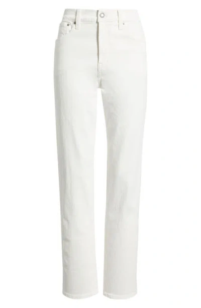 Madewell The Longline Straight Leg Jeans In White