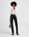 Madewell The Longline Straight Pant In Black