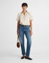 Madewell The Low-slung Taper Jean In Blue