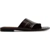 Madewell Ashton Toe Loop Slide In Brown