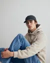 Madewell The Bedford Hoodie Sweatshirt In Bleached Canvas