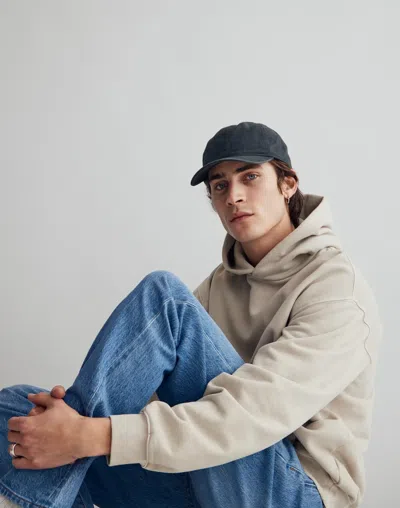 Madewell The Bedford Hoodie Sweatshirt In Bleached Canvas