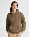 Madewell The Mccarren Midweight Hoodie Sweatshirt In Brown