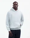 Madewell The Mccarren Midweight Hoodie Sweatshirt In Glassware Blue