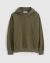 Madewell The Mccarren Midweight Hoodie Sweatshirt In Green
