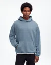Madewell The Mccarren Midweight Hoodie Sweatshirt In Teapot Blue