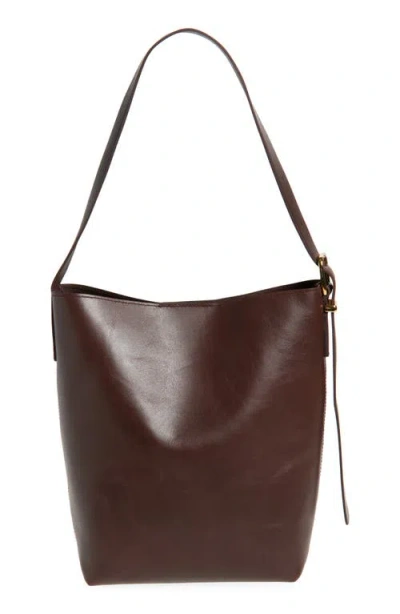 Madewell The Medium Essential Leather Bucket Tote