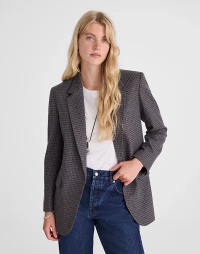 Madewell The Mercer Relaxed Blazer In Brown
