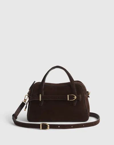 Madewell The Mini Belted Crossbody Bag In Brown