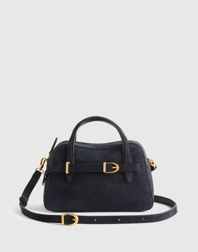 Madewell The Mini Belted Crossbody Bag In Purple