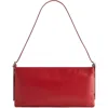 Madewell The Mini Sculptural Buckle Shoulder Bag In Bright Ember