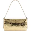 Madewell The Mini Sculptural Buckle Shoulder Bag In Gold