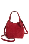 Madewell The Mini Suede Shopper Tote