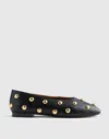 Madewell Mylie Stud Embellished Ballet Flat In Black