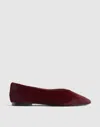 Madewell The Mylie Ballet Flat In Burgundy